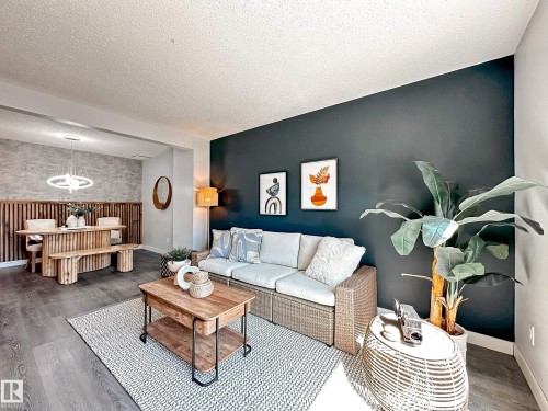 862 Erin Place Nw, Edmonton, AB - Indoor Photo Showing Living Room