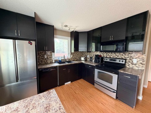 18 Latimer Place, St. Albert, AB - Indoor Photo Showing Kitchen With Double Sink With Upgraded Kitchen