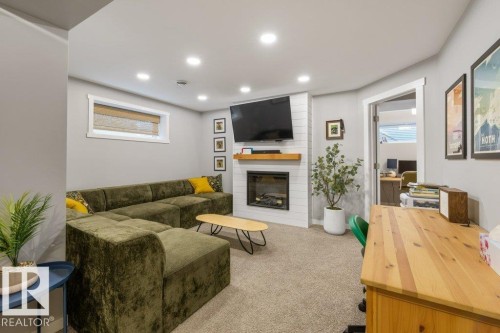 99 Juneau Way, St. Albert, AB - Indoor With Fireplace