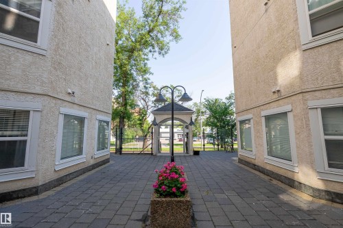Main entrance of the complex - #108 10933 82 Av Nw, Edmonton, AB - Outdoor With Exterior