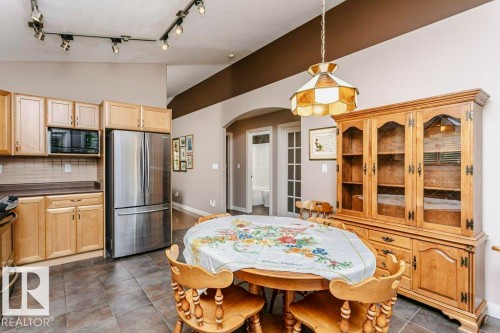 96 Eastgate Way, St. Albert, AB - Indoor Photo Showing Kitchen With Stainless Steel Kitchen