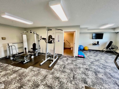 #213 396 Silver Berry Rd Nw, Edmonton, AB - Indoor Photo Showing Gym Room