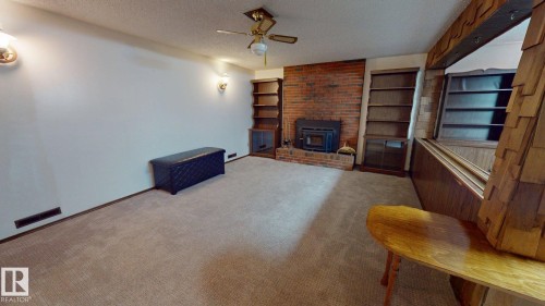 3536 105A Street Nw, Edmonton, AB - Indoor With Fireplace