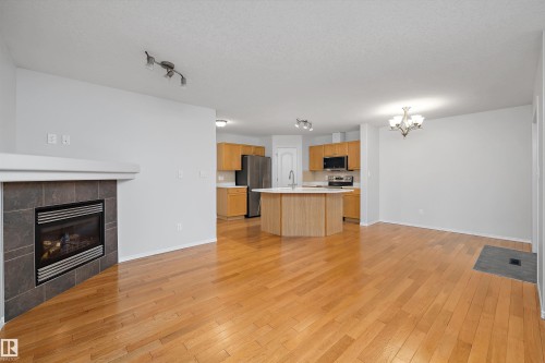 161 Rue Magnan, Beaumont, AB - Indoor With Fireplace