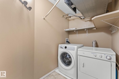 #203 8909 100 St Nw, Edmonton, AB - Indoor Photo Showing Laundry Room