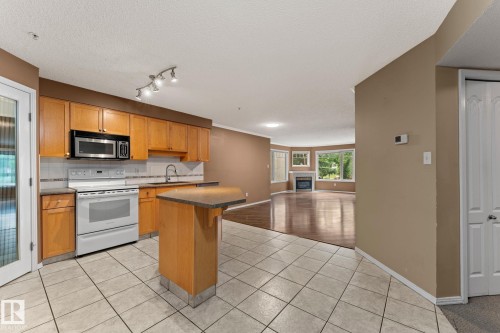 #203 8909 100 St Nw, Edmonton, AB - Indoor Photo Showing Kitchen