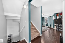 Wood-finish flooring throughout the main level - 