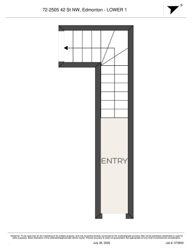 Floor plan - #72 2505 42 St Nw, Edmonton, AB - Other