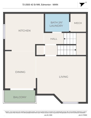 Floor plan - #72 2505 42 St Nw, Edmonton, AB - Other