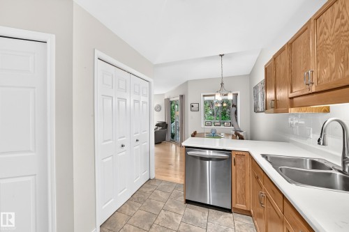 #20 9704 165 St Nw, Edmonton, AB - Indoor Photo Showing Kitchen With Double Sink