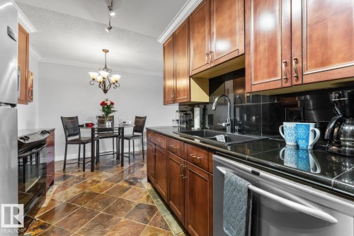 #307 911 10 St, Cold Lake, AB - Indoor Photo Showing Kitchen With Double Sink