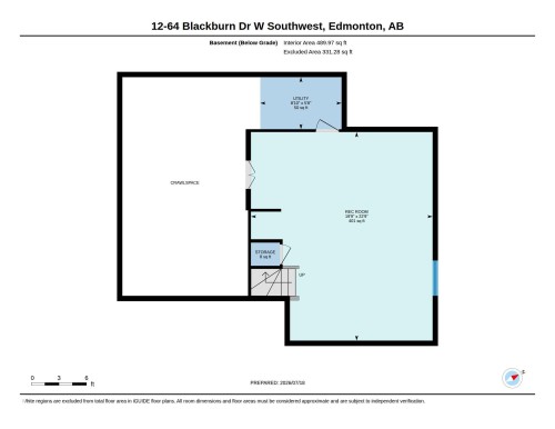 Floor plan - #12 64 Blackburn Dr W Sw, Edmonton, AB - Other