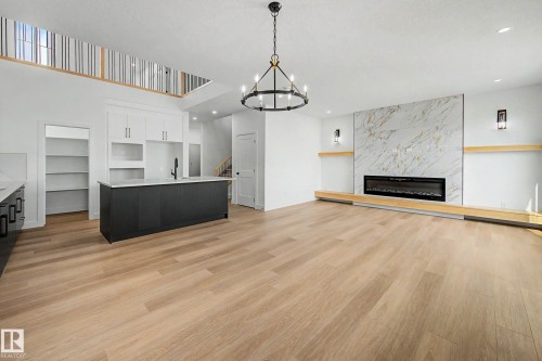 294 Munn Way, Leduc, AB - Indoor With Fireplace