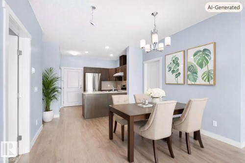 #115 12804 140 Av Nw, Edmonton, AB - Indoor Photo Showing Dining Room