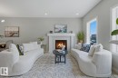 17677 60A Street Nw, Edmonton, AB  - Indoor Photo Showing Living Room With Fireplace 