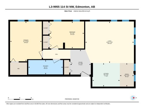 Floor plan - #3 9955 114 St Nw, Edmonton, AB - Other
