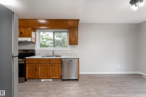 1131 35A Street Nw, Edmonton, AB - Indoor Photo Showing Kitchen With Double Sink