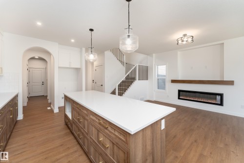 18 Tenuto Link, Spruce Grove, AB - Indoor With Fireplace