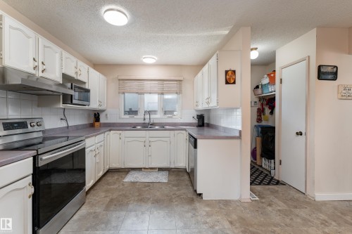 611 Kirkness Road Nw, Edmonton, AB - Indoor Photo Showing Kitchen With Double Sink