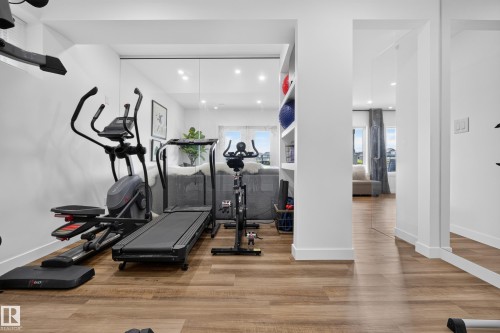 3256 Winspear Crescent Sw, Edmonton, AB - Indoor Photo Showing Gym Room