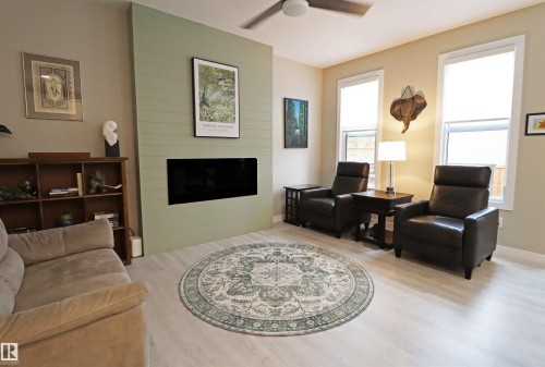 66 Springwood Way, Spruce Grove, AB - Indoor Photo Showing Living Room