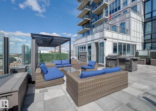 #910 10238 103 St Nw, Edmonton, AB - Outdoor With Deck Patio Veranda