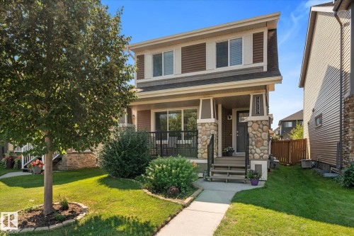 3313 Weidle Way Sw, Edmonton, AB - Outdoor With Deck Patio Veranda With Facade
