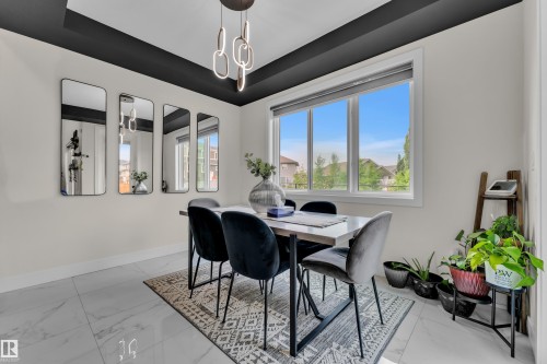 3924 41 Avenue, Beaumont, AB - Indoor Photo Showing Dining Room