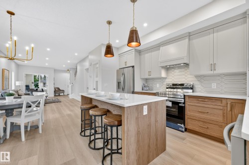 5604 105 Avenue Nw, Edmonton, AB - Indoor Photo Showing Kitchen With Upgraded Kitchen