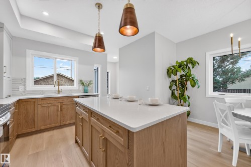 5604 105 Avenue Nw, Edmonton, AB - Indoor Photo Showing Kitchen With Upgraded Kitchen
