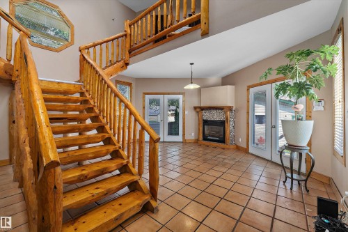 11253 89 Street Nw, Edmonton, AB - Indoor Photo Showing Other Room With Fireplace