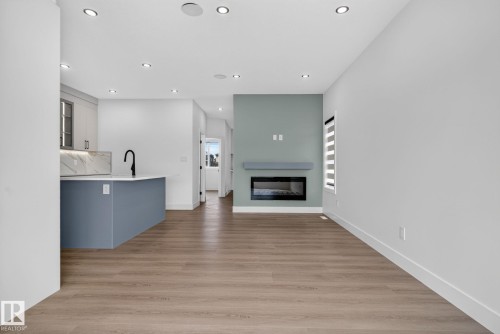452 Robinson Blvd, Leduc, AB - Indoor With Fireplace