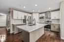1416 56 Street Sw, Edmonton, AB  - Indoor Photo Showing Kitchen With Double Sink With Upgraded Kitchen 