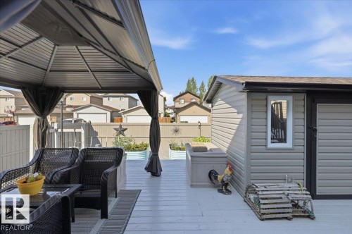 28 Sutherland Street, Leduc, AB - Outdoor With Deck Patio Veranda With Exterior