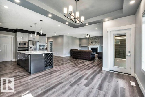 4403 Triomphe Gate, Beaumont, AB - Indoor Photo Showing Kitchen With Upgraded Kitchen