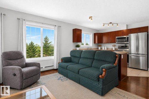 #411 4407 23 St Nw, Edmonton, AB - Indoor Photo Showing Living Room