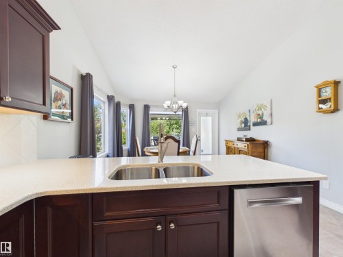 2043 Christopher Close, Sherwood Park, AB - Indoor Photo Showing Kitchen With Double Sink