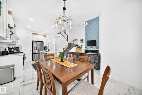 3605 41 Avenue, Beaumont, AB - Indoor Photo Showing Dining Room