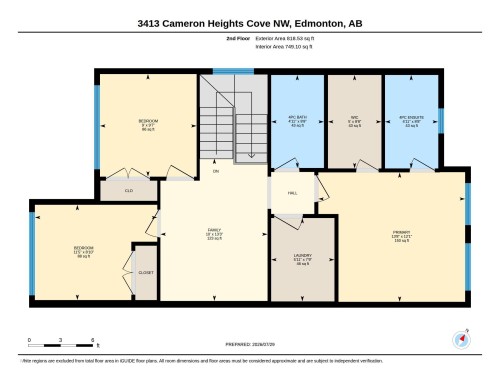 Floor plan - 3413 Cameron Heights Cove Nw, Edmonton, AB - Other