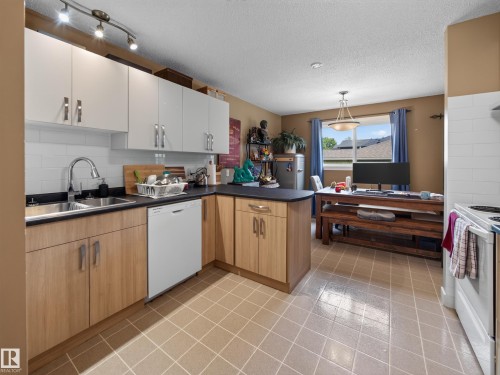 10136 81 Street Nw, Edmonton, AB - Indoor Photo Showing Kitchen With Double Sink