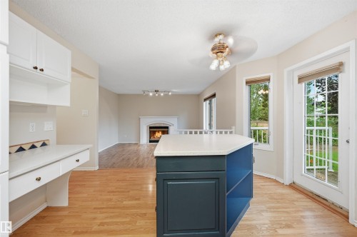 219 Buchanan Close Nw, Edmonton, AB - Indoor With Fireplace