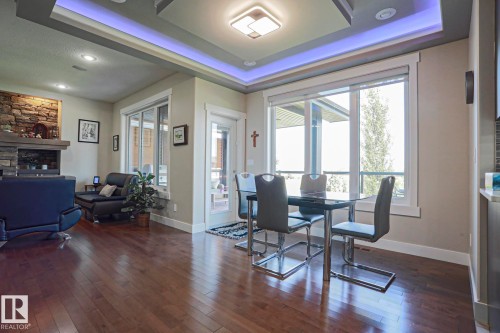 91 Danfield Place, Spruce Grove, AB - Indoor Photo Showing Other Room With Fireplace