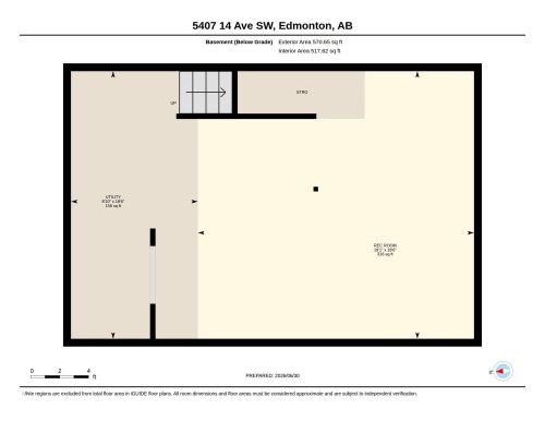 Floor plan - 5407 14 Avenue Sw, Edmonton, AB - Other