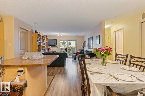 #203 17407 99 Av Nw, Edmonton, AB - Indoor Photo Showing Dining Room