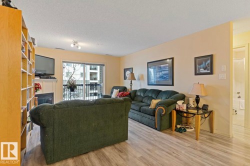 #203 17407 99 Av Nw, Edmonton, AB - Indoor Photo Showing Living Room