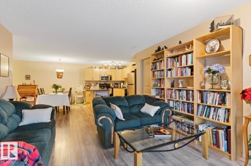 #203 17407 99 Av Nw, Edmonton, AB - Indoor Photo Showing Living Room