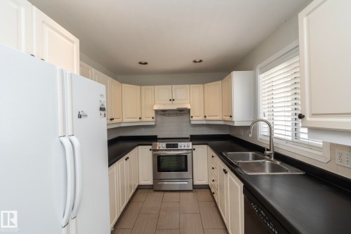 #11 9703 174 St Nw, Edmonton, AB - Indoor Photo Showing Kitchen With Double Sink