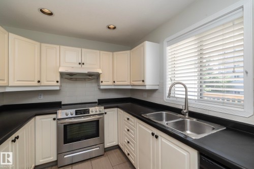 #11 9703 174 St Nw, Edmonton, AB - Indoor Photo Showing Kitchen With Double Sink