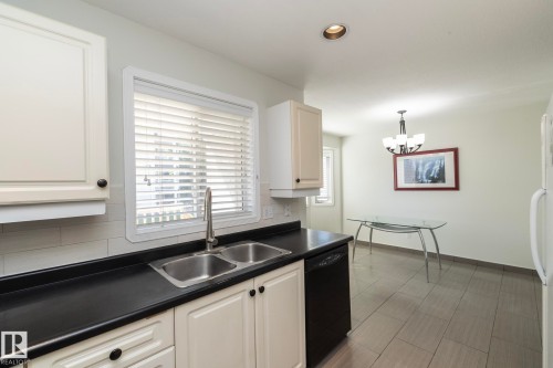 #11 9703 174 St Nw, Edmonton, AB - Indoor Photo Showing Kitchen With Double Sink