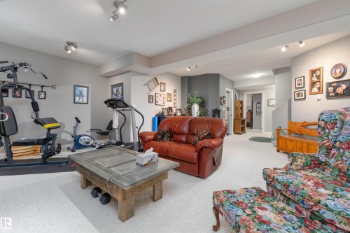 156 Greenfield Way, Fort Saskatchewan, AB - Indoor Photo Showing Gym Room